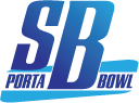 S&B Porta Bowl logo featuring stylized blue text