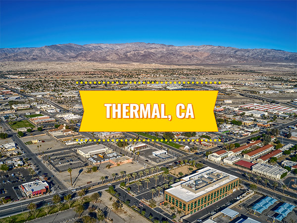 a view of thermal california