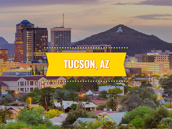 a view of Tucson AZ