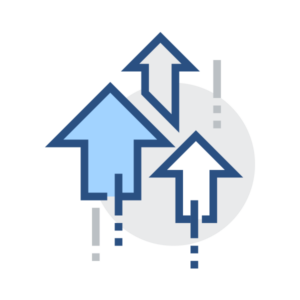 three arrows pointing up icon three arrows pointing up icon